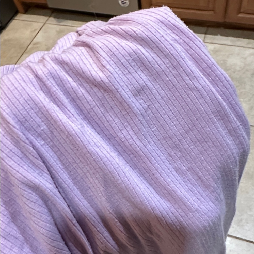 Dressed In LaLa Lex Ribbed Wide Leg Knit Pants S Purple - Picture 8 of 8